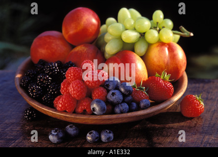 Summer fruits in season Stockfoto
