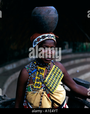 Zulu Frau Stockfoto