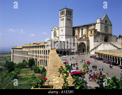 Basilika San Francesco in Assisi in Umbrien, Italien Stockfoto