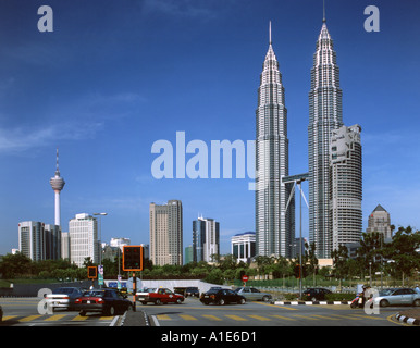 Malaysia Kuala Lumpur City mit Petronas Towers Stockfoto