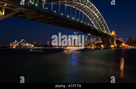 Sydney-Sonnenuntergang Stockfoto