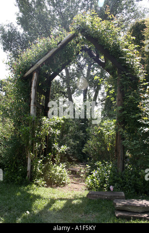 Geheimer Garten Stockfoto