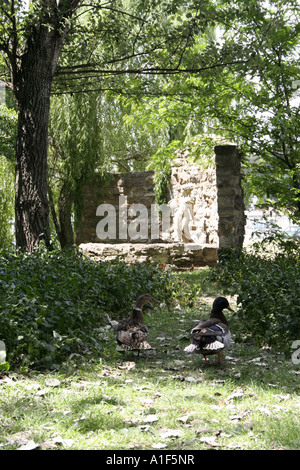 Geheimer Garten Stockfoto