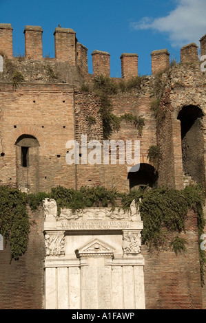 Porta Pinciana Tor in der Aurelianischen Mauern zwischen 271 AD und 275 AD während der Herrschaft der römischen Kaiser Aurelian und Probus in Rom Italien Stockfoto