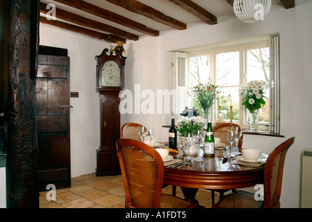 UK Property, Haus innen, traditionelle, Esszimmer. Stockfoto