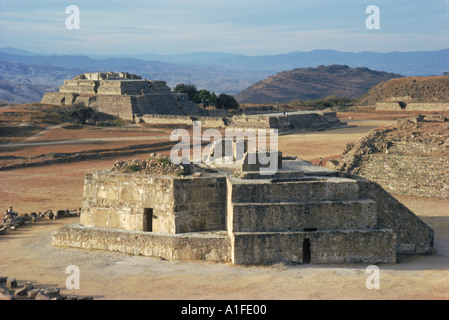 Sternwarte und System 4 am Monte Alban 200 v. Chr. bis 800 n. Chr. Mexiko G Corrigan Stockfoto