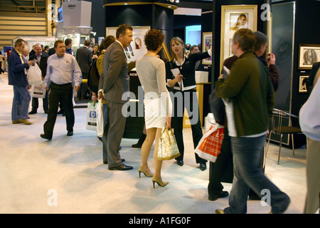 Besucher präsentiert auf der Foto-Ausstellung und Demonstration am NEC Stockfoto