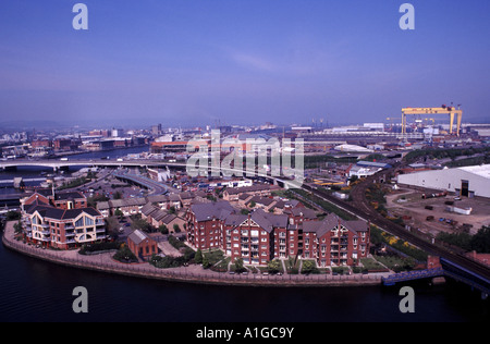 Belfast Laganside Stockfoto