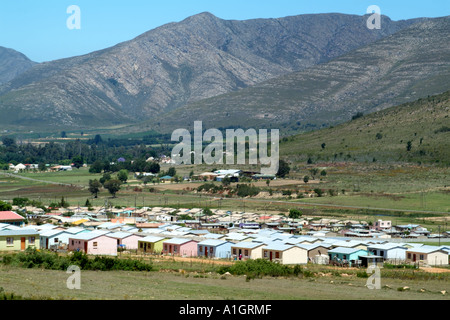 moderne Gemeinde am Stadtrand von Joubertina Eastern Cape in Südafrika RSA Stockfoto