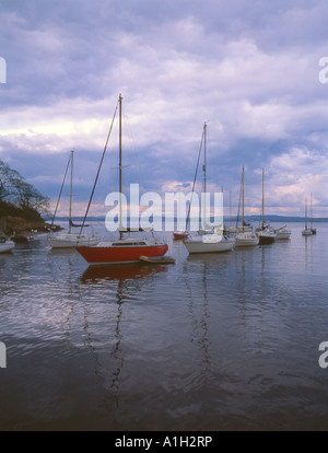 Cramond Hafen am Fluss Forth-Schottland Stockfoto