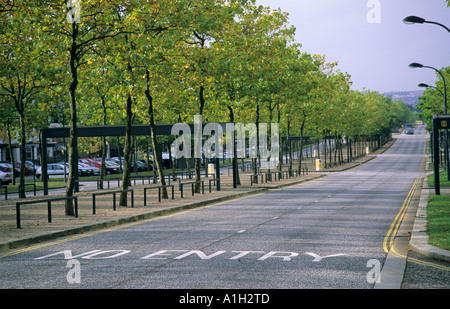 Silbury Boulevard Milton Keynes Buckinghamshire England UK Stockfoto