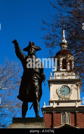 Unabhängigkeitshalle in Philadelphia Pennsylvania Stockfoto