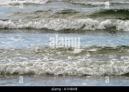 Sanfte Wellen am Meer Stockfoto