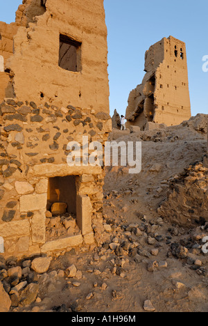 verlassene alte Stadt Marib-Jemen