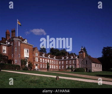 Stonor Parkhaus gelegen in einem Tal in der Nähe von Henley on Thames. Die Stonor Familie haben seit dem 12. Jahrhundert in dem Haus wohnte. Stockfoto