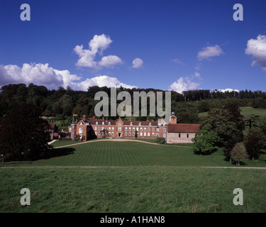 Stonor Parkhaus gelegen in einem Tal in der Nähe von Henley on Thames. Die Stonor Familie haben seit dem 12. Jahrhundert in dem Haus wohnte. Stockfoto