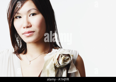 Porträt einer jungen Frau Stockfoto