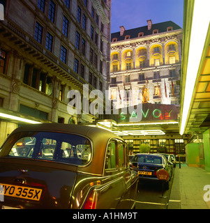 Das Savoy Hotel Strand London UK Europe Stockfoto