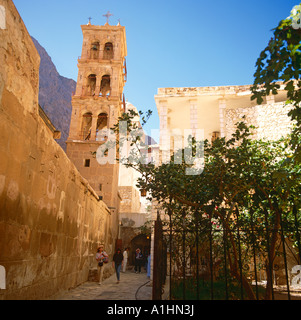 Saint Katherines Kloster Wüste Sinai Ägypten Nordafrika Stockfoto