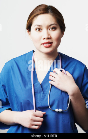 Porträt von einer Ärztin Stockfoto