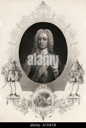 George II., 1683 - 1760. König von England, 1727 - 1760. Stockfoto