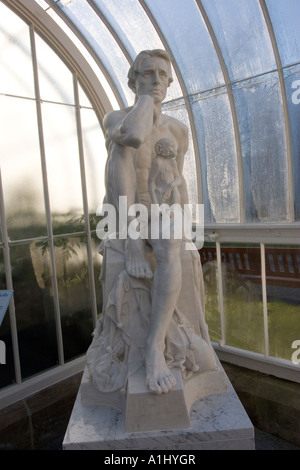 Neu restauriert Kibble Palace Gewächshaus im Botanischen Garten Glasgow, Scotland UK Stockfoto