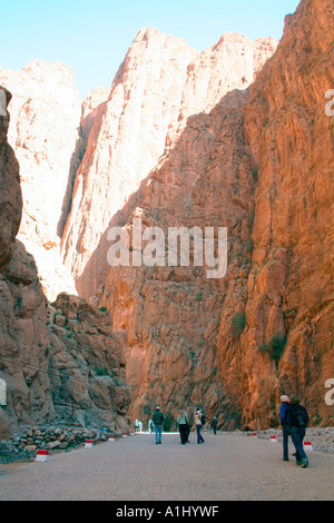 Tordra Schlucht in der Nähe von Tinghir, Marokko, Nordwest-Afrika Stockfoto