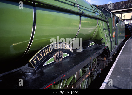 Flying Scotsman Motor Nr. 4472 Llangollen Station Denbighshire North Wales UK England Europa Stockfoto