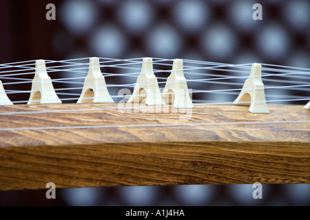 Traditionelle japanische Koto Saiteninstrument Stockfoto