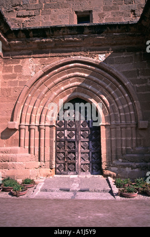 Sizilien. Tür des St. Nicola Alle Valle dei Temple, X111Century, Agrigent museum Stockfoto