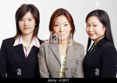 Porträt von drei Geschäftsfrauen Stockfoto
