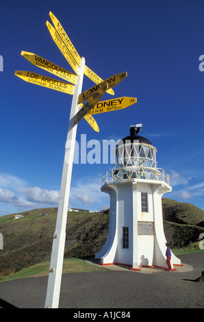 New Zealand N Insel Cape Reinga Leuchtturm Nordspitze der Insel N Stockfoto