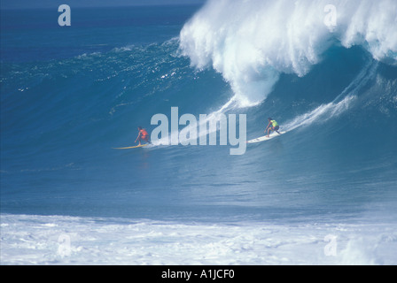 Hawaii Oahu North Shore Waimea Bay Stockfoto