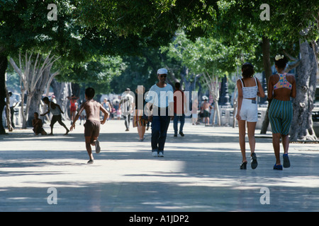 Havanna Kuba Paseo de Marti aka Paseo del Prado oder El Prado Stockfoto