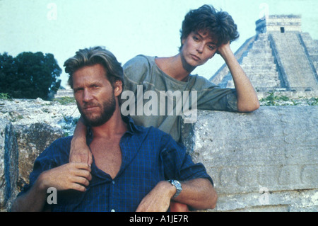 Gegen alle Quoten Jahr 1984 Regisseur Taylor Hackford Rachel Ward Jeff Bridges basierend auf Geoffrey Homes Buch Stockfoto