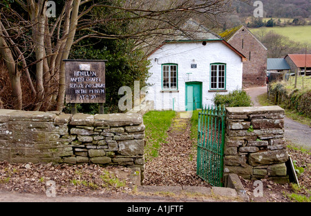 Henllan Baptist Kapelle datiert 1805 im Vale of Ewyas Furt Valley in Black Mountains South Wales Großbritannien Stockfoto