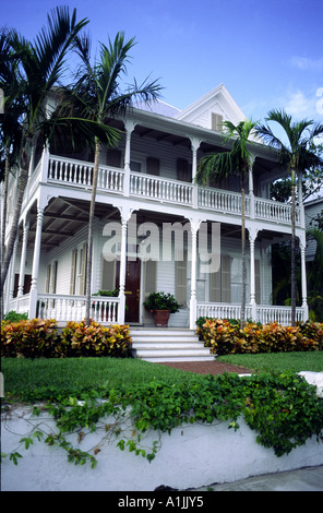 Typischen Key West Haus Florida USA Stockfoto