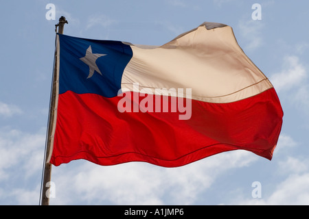 Chilenische Flagge Stockfoto