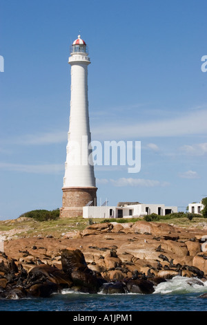 Isla de Los Lobos Leuchtturm Stockfoto