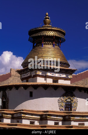 Kumbum, Chorten, Pelkor Chode Kloster, Buddhismus, buddhistische Kloster, buddhistischer Tempel, Tempel, Stadt Gyantse, Tibet autonome Region, China, Asien Stockfoto