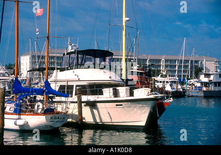 Sportboote in Key West Florida USA Stockfoto