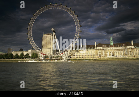 Das London Eye London England Vereinigtes Königreich Stockfoto