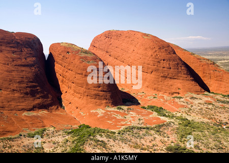 Kata Tjuta The Olgas Uluru Kata Tjuta National Park World Heritage Area Northern Territory Australien Antenne Stockfoto