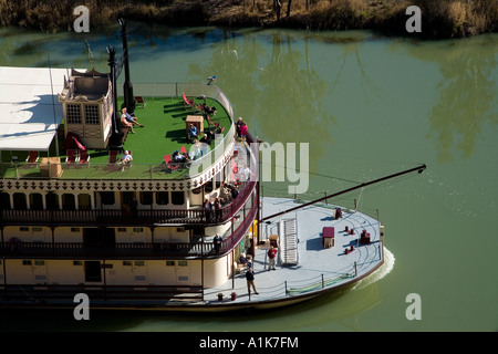 Murray Princess-Raddampfer, in der Nähe von Nildottie Murray River South Australia Australien Stockfoto