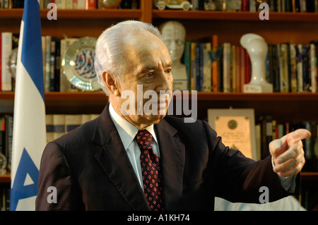 Israelische Vize-Premier Schimon Peres Stockfoto