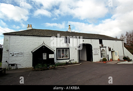 Gretna Hall Schmiede Shop in Gretna Green Schottland Stockfoto