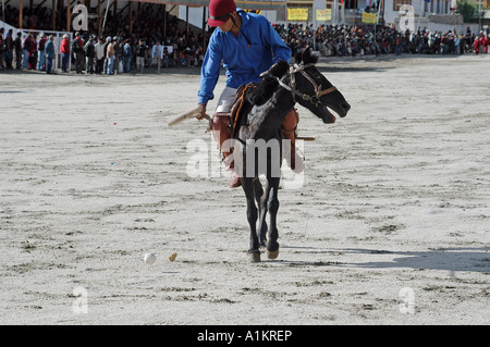 Indien-Ladakh Region Bundesstaat Jammu und Kashmir Leh Ladakh Festival ein Polo überein September 2006 Stockfoto