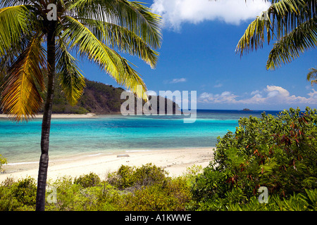 Manta Ray Resort Yasawa Inseln Fidschi-Modell veröffentlicht Stockfoto
