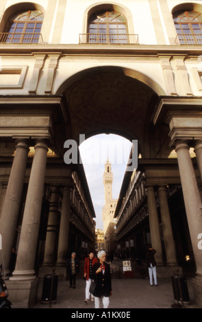 Uffizien-Palazzo Florenz Italien Europa Florenza Stockfoto