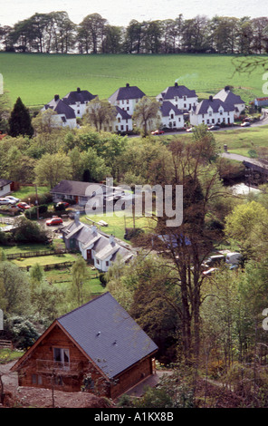 Blick über Foyers mit Loch Ness hinter Stockfoto